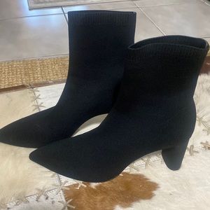 Zara Knit Black Sock Boot W 40/9